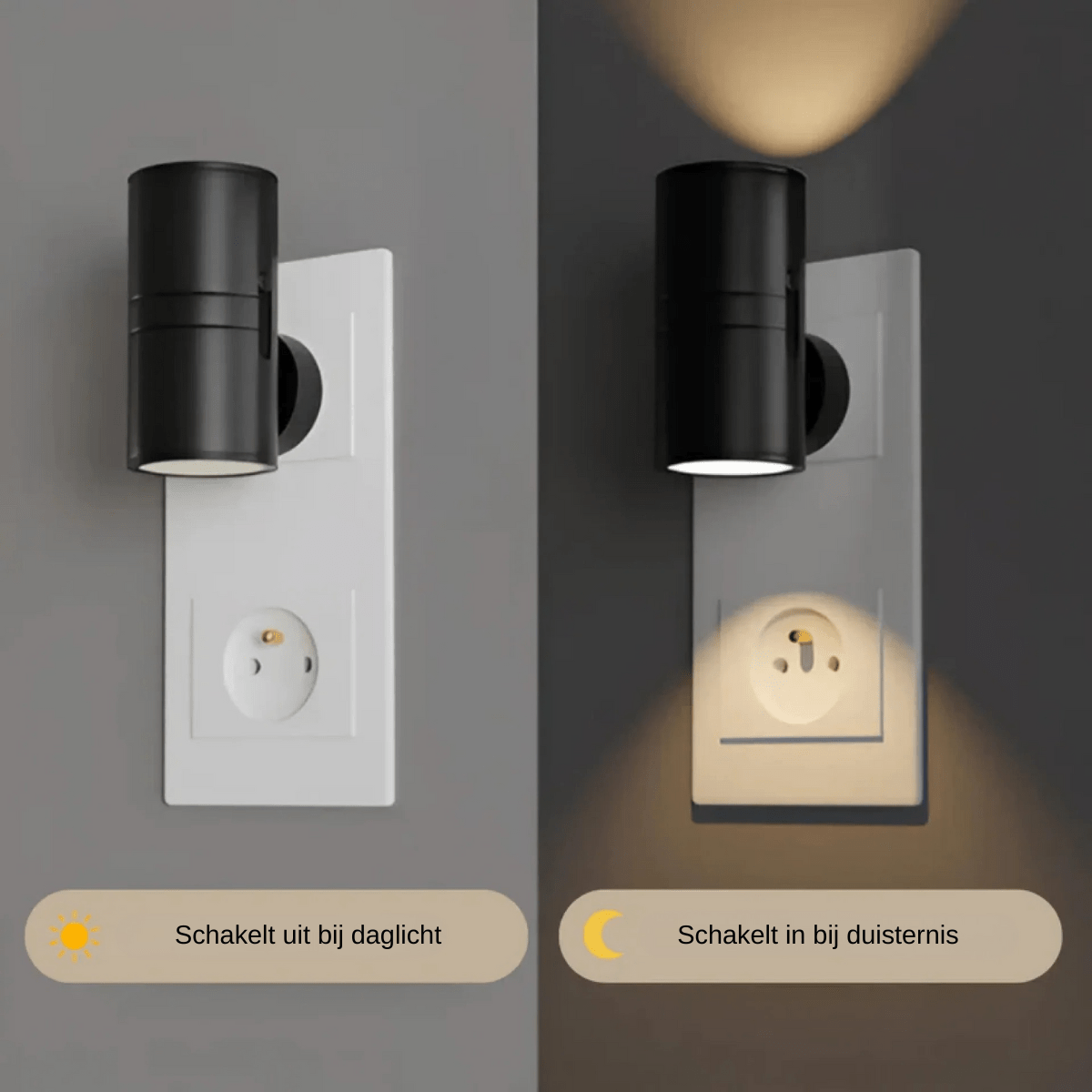 LumiPlug™ – Intelligente Stopcontactlamp met Schemersensor