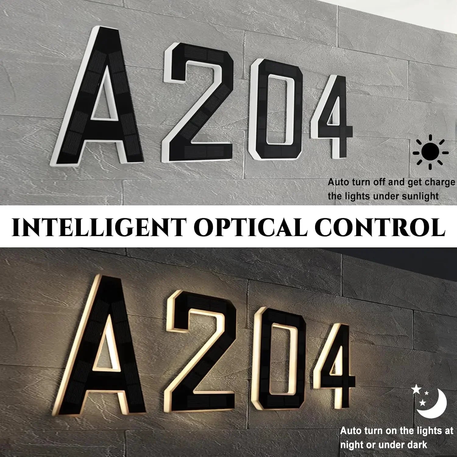 LumiDigit™ – Solar LED Huisnummers